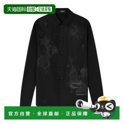 香港直邮Versace 长袖衬衫 10183581A15014范思哲男装休闲风