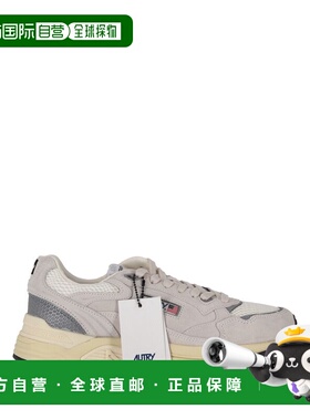 1h可退 香港直邮AUTRY 男士 HYPERWAY 低帮绒面革/网纱运动鞋 HYL