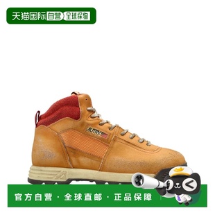 1h可退 香港直邮AUTRY 女士 ALGA MID WORN-OUT 质感绒面革运动鞋