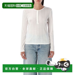 1h可退 香港直邮ANINE BING 女士 PIA 长袖T恤 A0811225OFW26OFFW