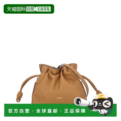 香港直邮LOEWE 女士斜挎包 A411FC2X732586 CO 棕色 迷你Flamenco