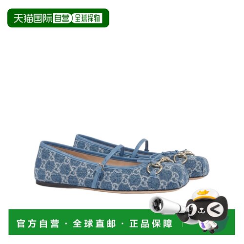 1h可退 香港直邮Gucci 马衔扣芭蕾平底鞋 814321FAFHR古驰