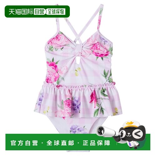 香港直邮Monnalisa女童连体泳衣 【付后1h可退】