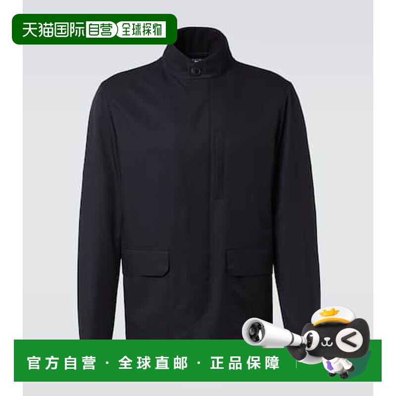 香港直邮zegna 杰尼亚 男士 Motorin 125cc 高科技军装夹克