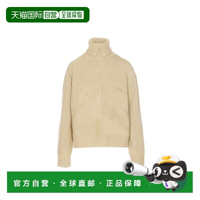 1h可退 欧洲直邮BURBERRY 女士针织毛衣8096338B7311羊毛开衫
