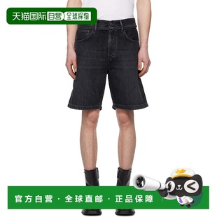 香港直邮Acne Studios 艾克妮 男士 黑色 Loose Fit 牛仔短裤 CE0