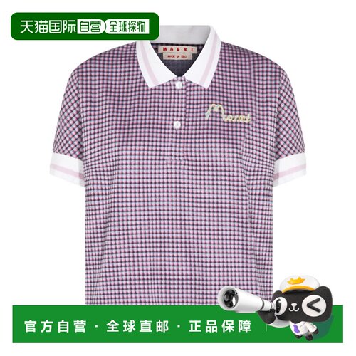香港直邮Marni 短袖POLO衫 THJE0389S0UTVA63学院【付后1h可退】