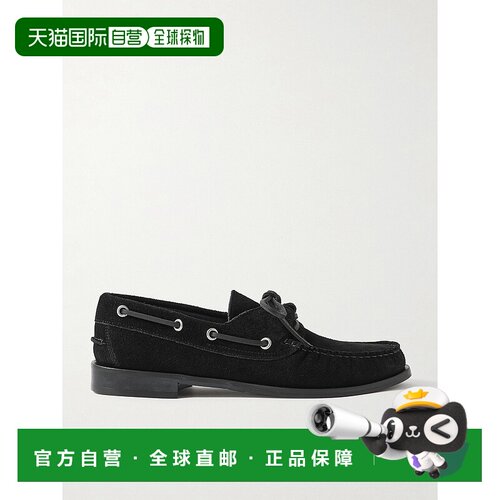 香港直邮aeyde 女士 Harris 绒面革船鞋 A11FLBOAR15FL160SS25800