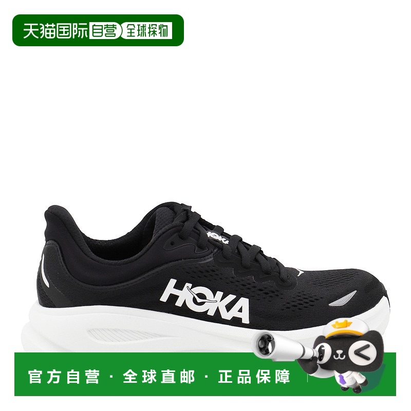 香港直邮Hoka One One 男士 BONDI 9 白色黑色运动鞋 1162011BWHT