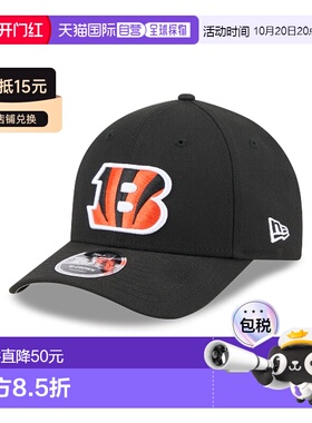 自营欧洲直邮New Era 9FORTY男女通用黑色鸭舌帽帽子