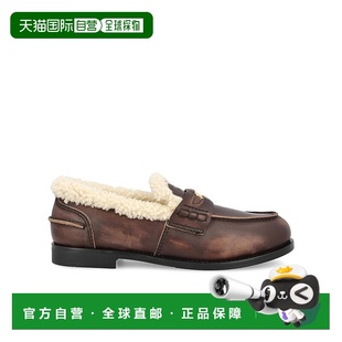 单鞋 香港直邮Miu 5D530E3LNC女鞋 Penny乐福鞋 一脚蹬 Miu