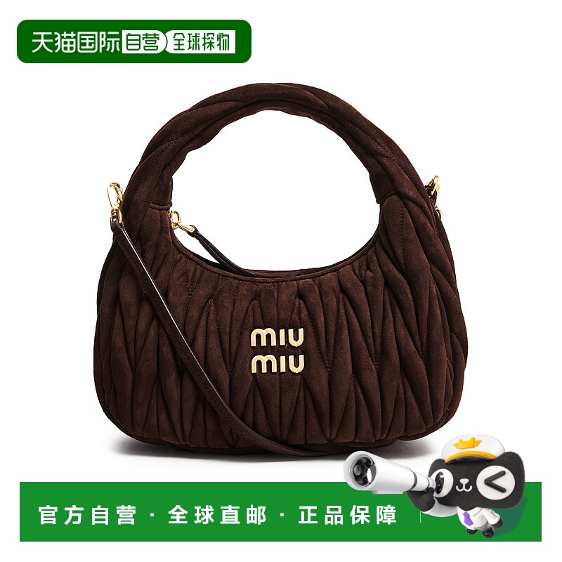 1h可退 欧洲直邮MIU MIU 缪缪 25秋冬  MIUX27F7BEI 女士 手提包
