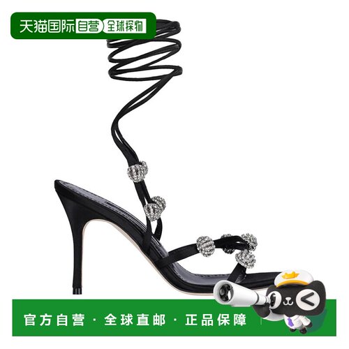 1h可退 欧洲直邮MANOLO BLAHNIK 女士凉鞋 42213580002BLCK0015 S