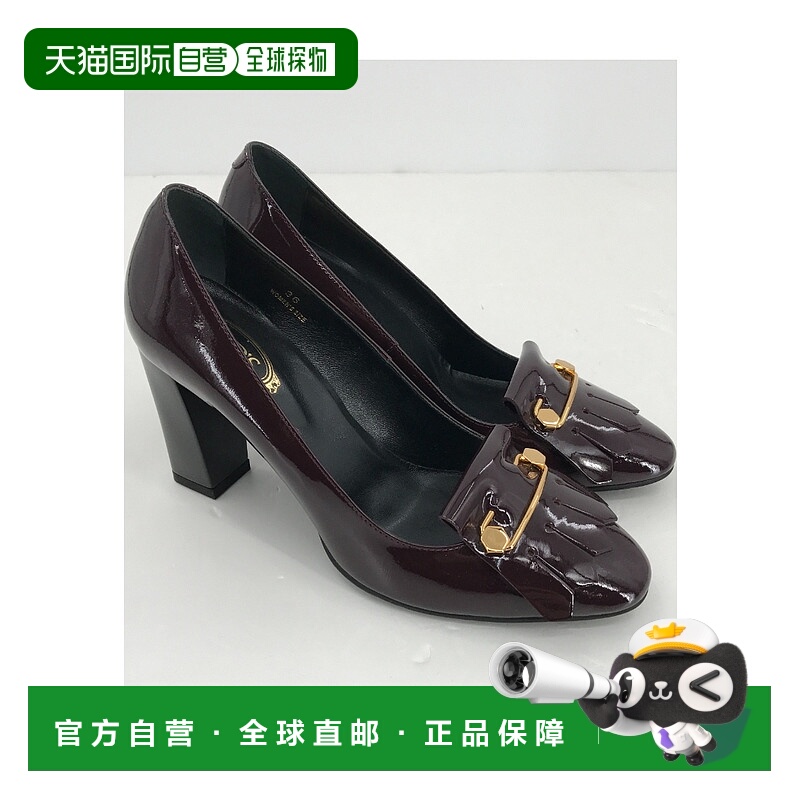 香港直邮Tod's 徽标细节高跟鞋 XW0UY0K570OW0