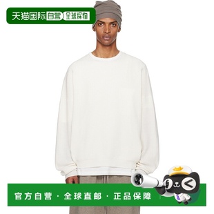 香港直邮Essentials 男士 白色 Waffle Long Sleeve Crewneck 套