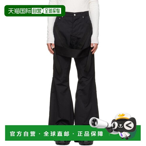 1h可退 香港直邮rick owens 瑞克 欧文斯 男士 黑色 Tower Megast