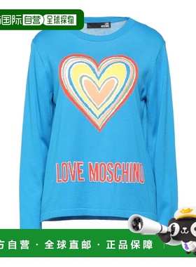 香港直邮moschino 爱莫斯奇诺 女士 毛衣 blue蓝色 舒适时尚