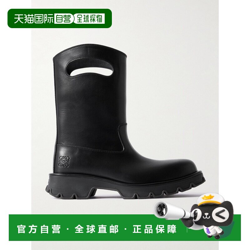 1h可退 香港直邮LOEWE 罗意威 女士 Bobby 皮质短靴 L815285XAB