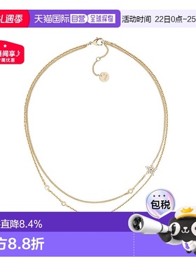 1h可退 自营欧洲直邮DIOR迪奥女士项链双链条 迪丽热巴同款