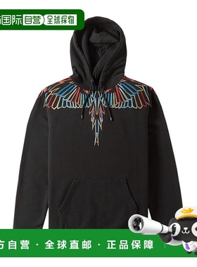 香港直邮Marcelo Burlon 翅膀印花连帽卫衣帽衫 CMBB007S16068029