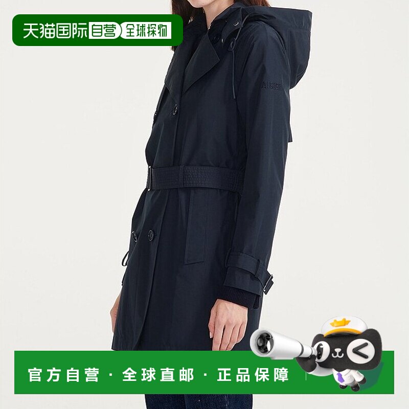 自营欧洲直邮AIGLE艾高 标志性中长款 GORE-TEX 风衣外套