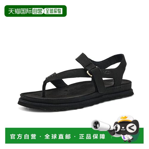 美国直邮Ugg 女士 Goldengaze 人字凉鞋 black黑色 舒适时尚