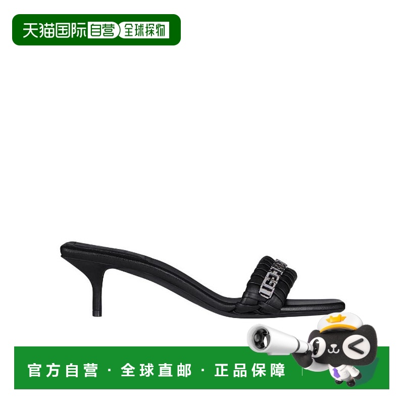 香港直邮Givenchy G Woven细节高跟凉鞋单鞋 BE306UE1GZ