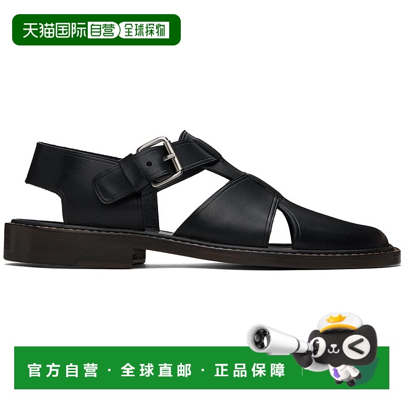 1h可退 香港直邮Lemaire 女士 黑色 Fisherman 凉鞋 FO0108LL196