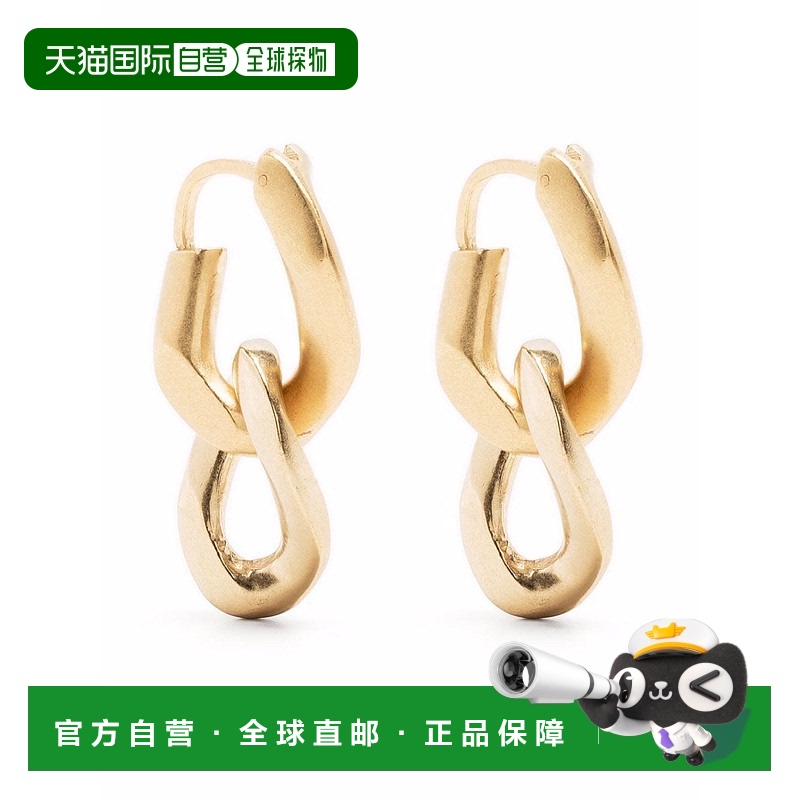 香港直邮Maison Margiela 马丁 马吉拉 女士 搭链细节耳环 SM3VG0