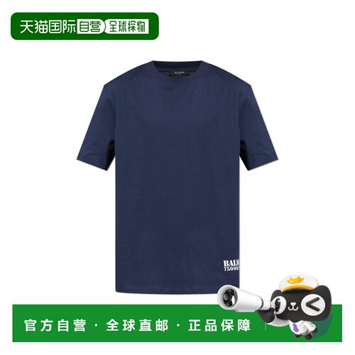 1h可退 香港直邮BALMAIN 男士T恤 FH1EG000BD04SIV AW2025 蓝色 T