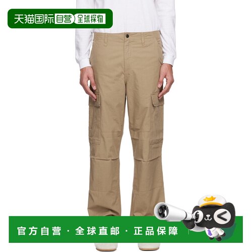 1h可退 香港直邮CARHARTT WIP 男士 黄褐色 Regular 工装裤 I0324