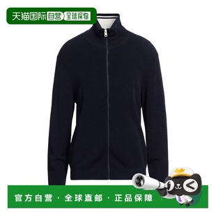 1h可退 香港直邮Sandro 男士 拉链毛衣 blue蓝色 舒适时尚