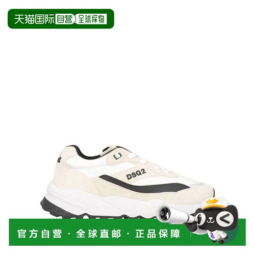 1h可退 香港直邮Dsquared2 二次方 男士 运动鞋 white白色 舒适时