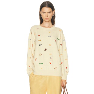 MRS26KT018 1h可退 beige米色 毛衣 Zoologist 美国直邮Bode 女士