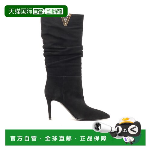 香港直邮Via Roma 15 女士运动鞋 4241NERO AW2024 黑色 GOLDEN V
