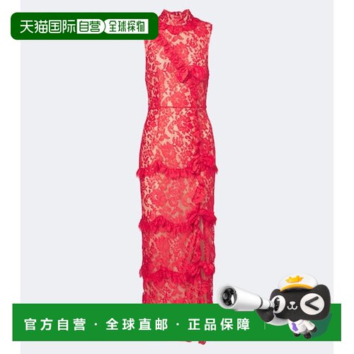 香港直邮ALESSANDRA RICH 亚历山德拉.瑞秋 女士 蝴蝶结装饰层叠