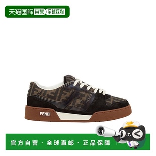 Women 厚底板鞋 CROV Match正面系带低帮休闲鞋 香港直邮FENDI