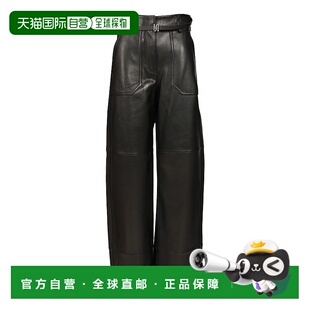 皮裤 欧洲直邮sportmax 阔腿裤 休闲裤 女士