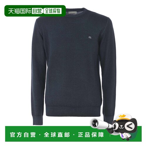 香港直邮ETRO 男士卫衣 1M5009735200 AW2018 深蓝色 Navy blue w