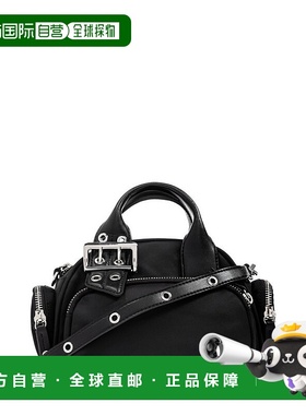 1h可退 香港直邮GANNI 甘尼 女士 標誌牌扣細節迷你手提包 A67385