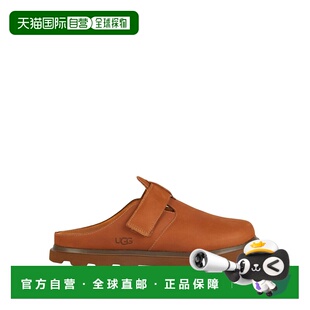 香港直邮Ugg 男士 Mules 木屐 brown棕色 舒适时尚男鞋一脚蹬