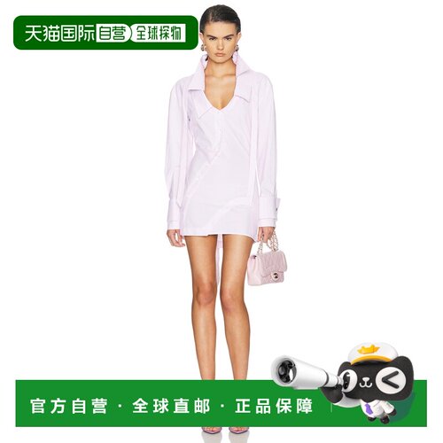 美国直邮The Attico 女士 衬衫式迷你连衣裙 261WCA00514