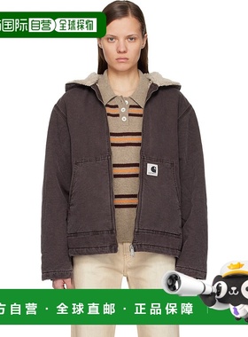 1h可退 香港直邮CARHARTT WIP 女士 紫色 Hooded Mitch 飞行员夹