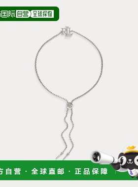 自营欧洲直邮RalphLauren拉夫劳伦 Sterling Silver银色徽标滑动