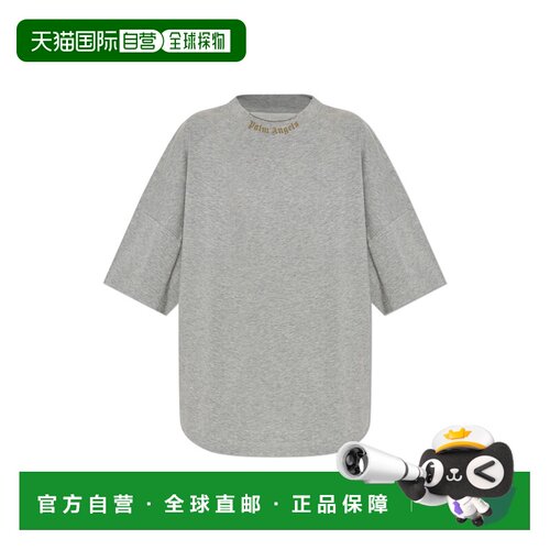 香港直邮PALM ANGELS 女士T恤 PWAA07DF25JER0010【付后1h可退】