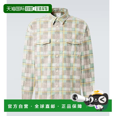 香港直邮Visvim 维斯维木 男士 Pioneer 格子棉质法兰绒衬衫