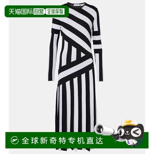 Hearst Seema 香港直邮Gabriela 女士 001321 条纹羊毛长款 连衣裙