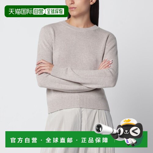 香港直邮LISA YANG 女士 MABLE 圆领沙色羊绒毛衣 2022117WSSA