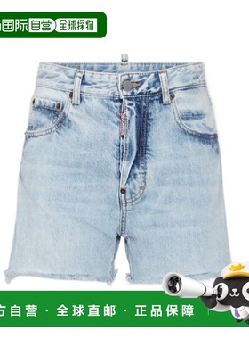 1h可退 香港直邮Dsquared2 二次方 女士 牛仔短裤 S75MU0495S3030