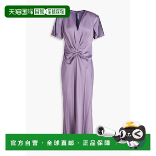 女士 香港直邮VICTORIA 贝克汉姆 维多利亚 褶皱缎面绉纱 BECKHAM